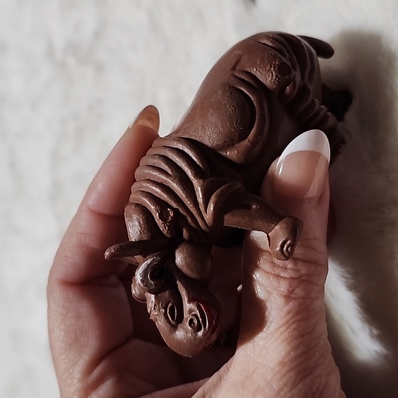 VINTAGE  HARD PLASTIC ANIMALS TOYS,  BUNDLE  OF 5 ANIMALS. - Picture 3 of 11